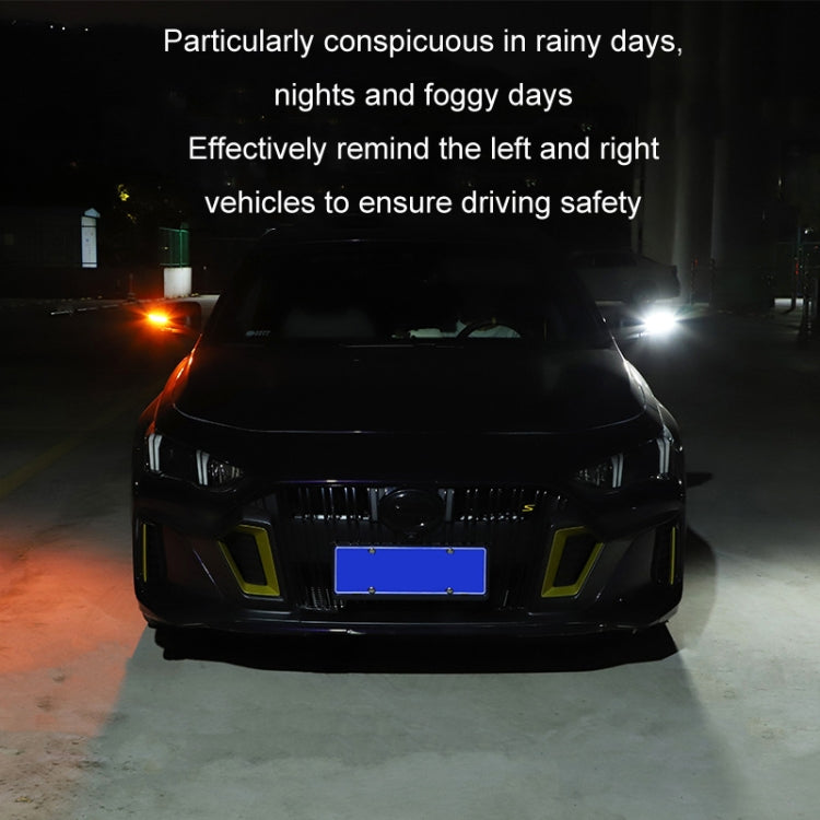 Car Rearview Mirror Decoration LED Streamer Turn Signal, Length��� 14cm A Pair - Arrow Turn Lights by PMC TechLife | Online Shopping South Africa | PMC TechLife | Buy Now Pay Later Mobicred