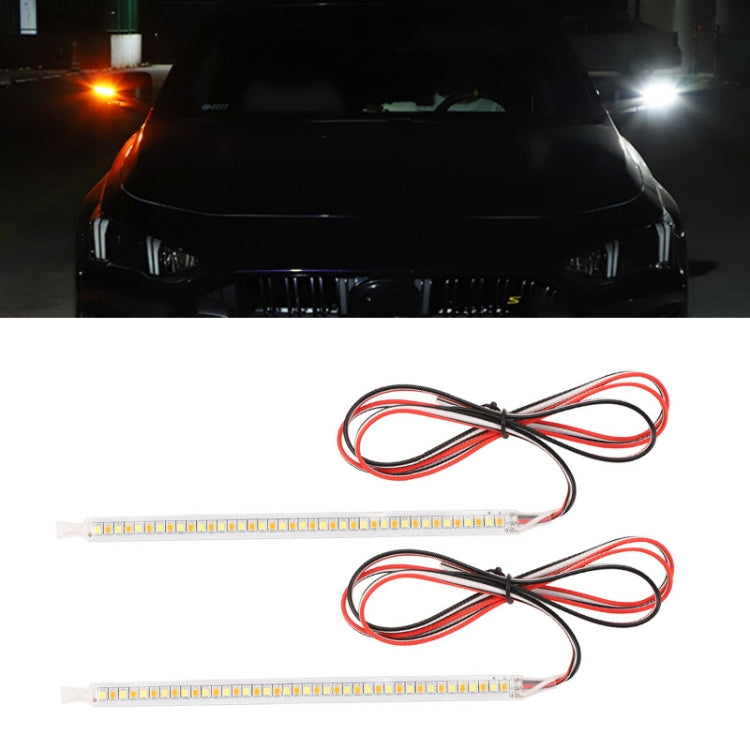 Car Rearview Mirror Decoration LED Streamer Turn Signal, Length��� 19cm A Pair - Arrow Turn Lights by PMC TechLife | Online Shopping South Africa | PMC TechLife | Buy Now Pay Later Mobicred