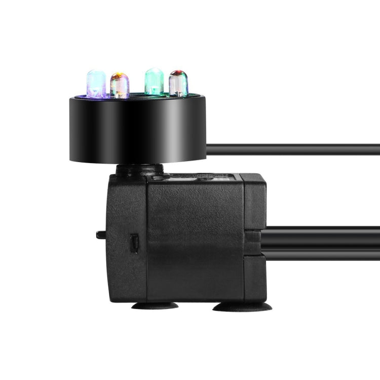 3W 4 Light Silent Aquarium Fish Tank Filtration Submersible Pump Fountain Water Pump EU Plug - Pumps by PMC TechLife | Online Shopping South Africa | PMC TechLife