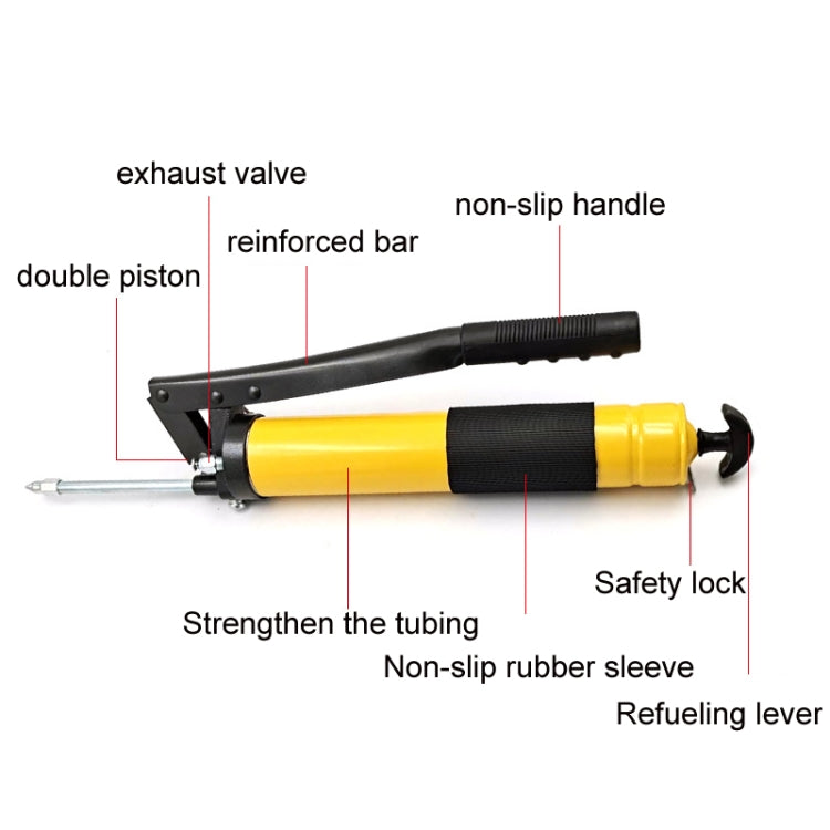 Heavy-duty Hand Pressure Grease Tool Auto Repair Machinery Repair Parts(600cc) - free shipping - PMC TechLife - Order now!