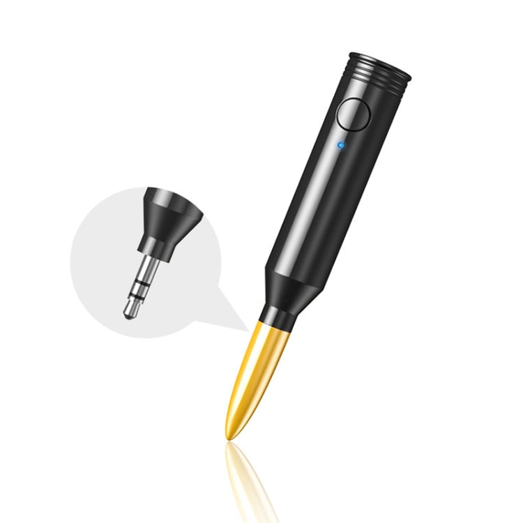 M416 Car Bluetooth Receiver Player Audio Receiver Adapter AUX Converter(Gold) - Bluetooth Adapters by PMC TechLife | Online Shopping South Africa | PMC TechLife | Buy Now Pay Later Mobicred