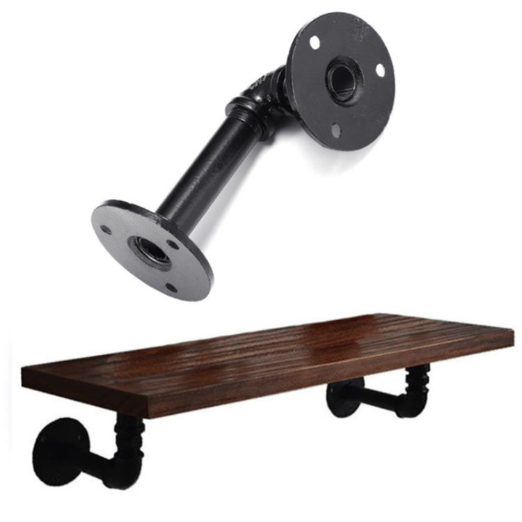 Wrought Iron Hanging Potted Plant Wall Shelf Water Pipe Shelf 11 inch - Shelf & Hooks by PMC TechLife | Online Shopping South Africa | PMC TechLife