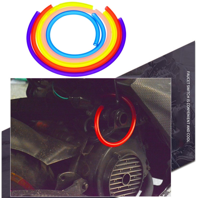 TF-1795 18m/roll Motorcycle Modification Accessories Colorful Gasoline Pipe(Yellow) - Replacement Parts by PMC TechLife | Online Shopping South Africa | PMC TechLife | Buy Now Pay Later Mobicred