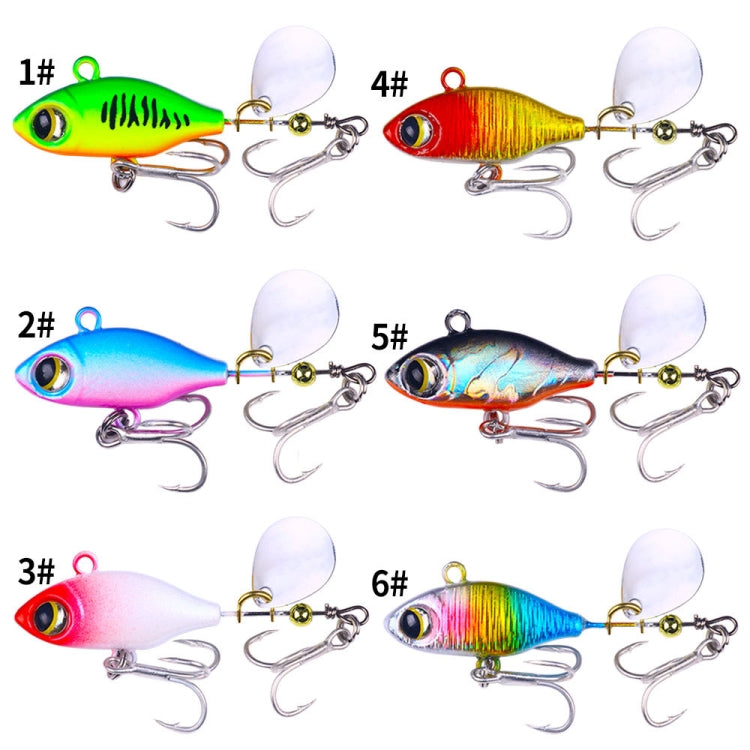 HENGJIA Submerged VIB Fake Lures Sequin Lures, Size: 4.8cm 7g(6 Colors Boxed) - free shipping - PMC TechLife - Order now!
