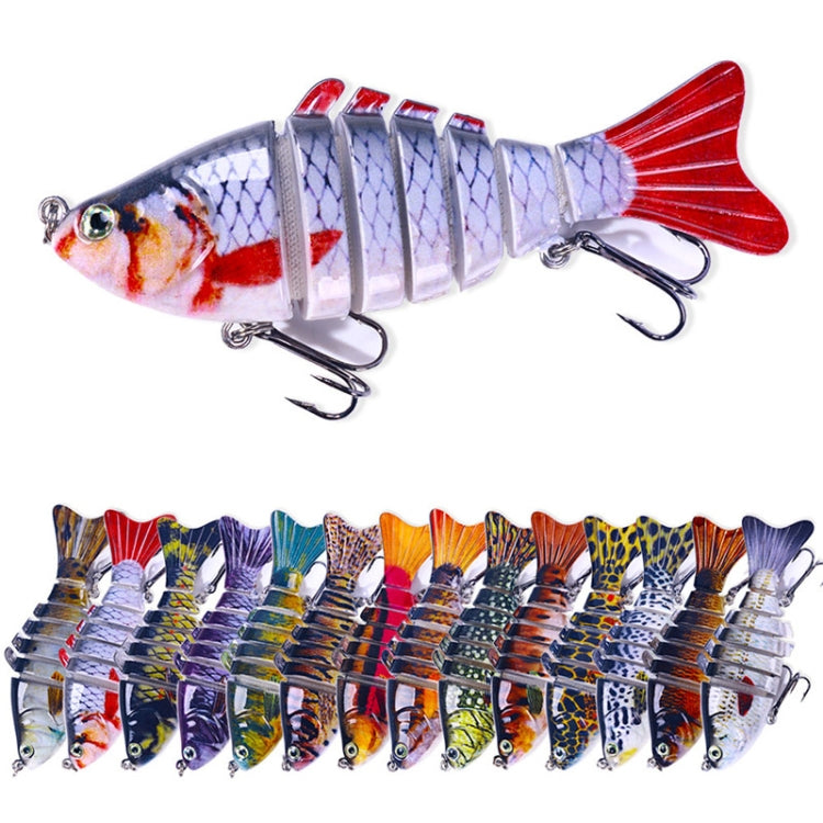 HENGJIA JM062 7 Section Fish Fake Lures VIB Minnow Fishing Lures, Size: 10cm 15g(7) - free shipping - PMC TechLife - Order now!