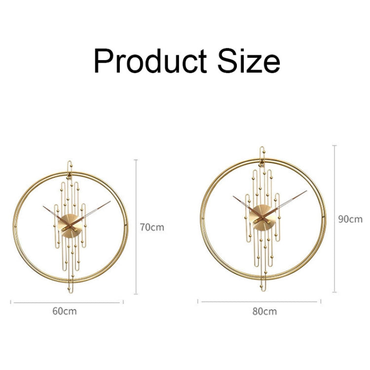YX0801 Simple Art Living Room Background Wall Decoration Clock Mute Wall Clock, Color: 60cm Black - Wall Clock by PMc TechLife | Online Shopping South Africa | PMc TechLife | Buy Now Pay Later Mobicred