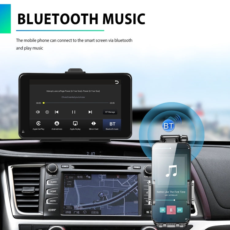 A3135 7 Inches HD Wired Smart Screen With Wireless CarPlay + Android Auto + Android Without Camera - Car MP3 & MP4 & MP5 by PMC TechLife | Online Shopping South Africa | PMC TechLife | Buy Now Pay Later Mobicred