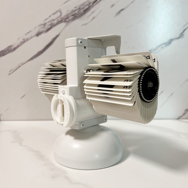 HY-F001 Auto-turning Balance-shaped Clock Home Decorative Flop Clock, Spec: Single (Full Black) - Novelty Clock by PMc TechLife | Online Shopping South Africa | PMc TechLife | Buy Now Pay Later Mobicred