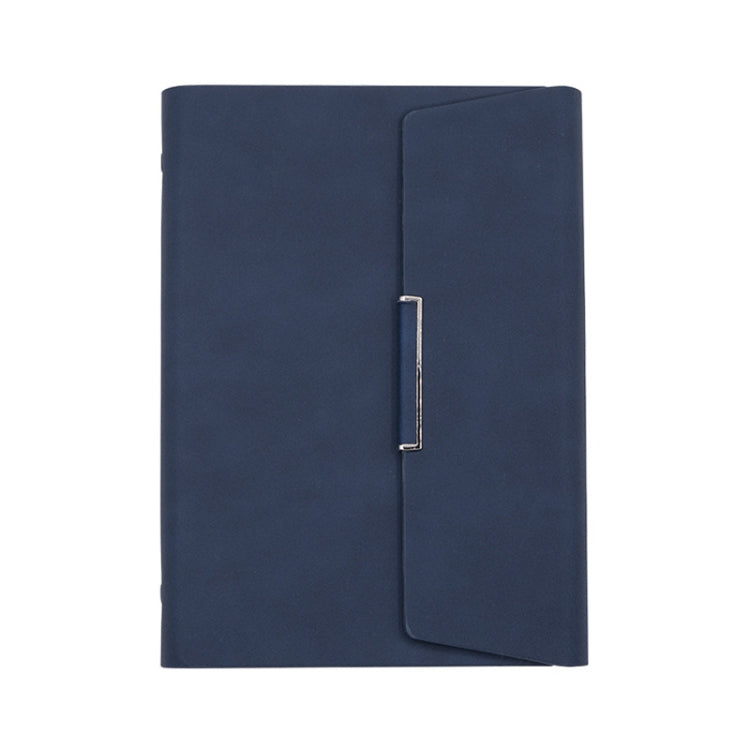 6 Hole Three Fold Loose-leaf Case A5 Business Notebook Office Stationery Notepad(Blue) - free shipping - PMc TechLife - Order now!