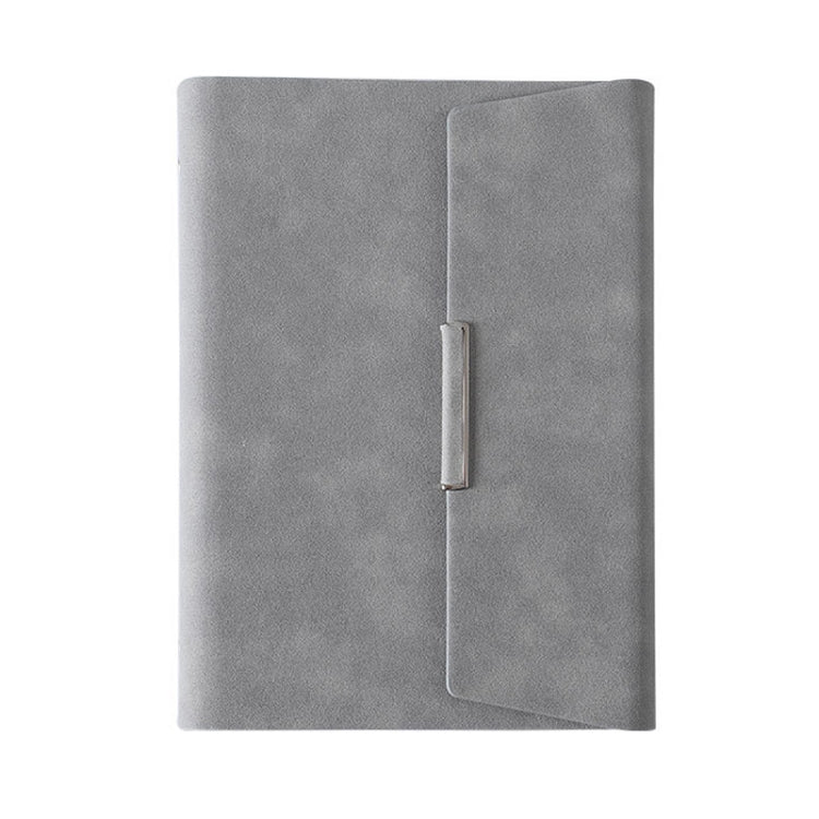 6 Hole Three Fold Loose-leaf Case A5 Business Notebook Office Stationery Notepad(Grey) - Notebooks by PMc TechLife | Online Shopping South Africa | PMc TechLife | Buy Now Pay Later Mobicred