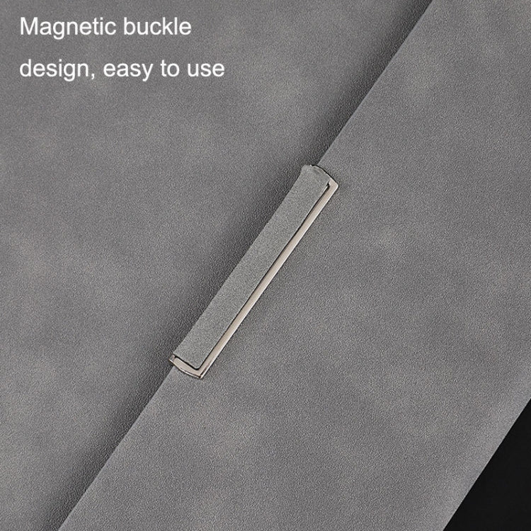 6 Hole Three Fold Loose-leaf Case A5 Business Notebook Office Stationery Notepad(Grey) - Notebooks by PMc TechLife | Online Shopping South Africa | PMc TechLife | Buy Now Pay Later Mobicred