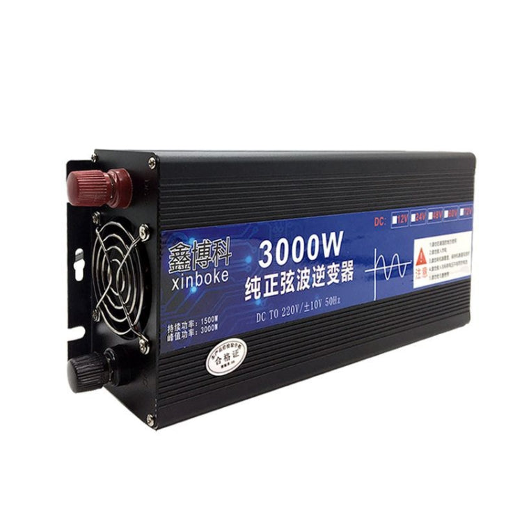 XINBOKE High Power Household Car Sine Wave Inverter 48V 3000W To 220V 1500W(LCD Display) - Pure Sine Wave by PMC TechLife | Online Shopping South Africa | PMC TechLife | Buy Now Pay Later Mobicred