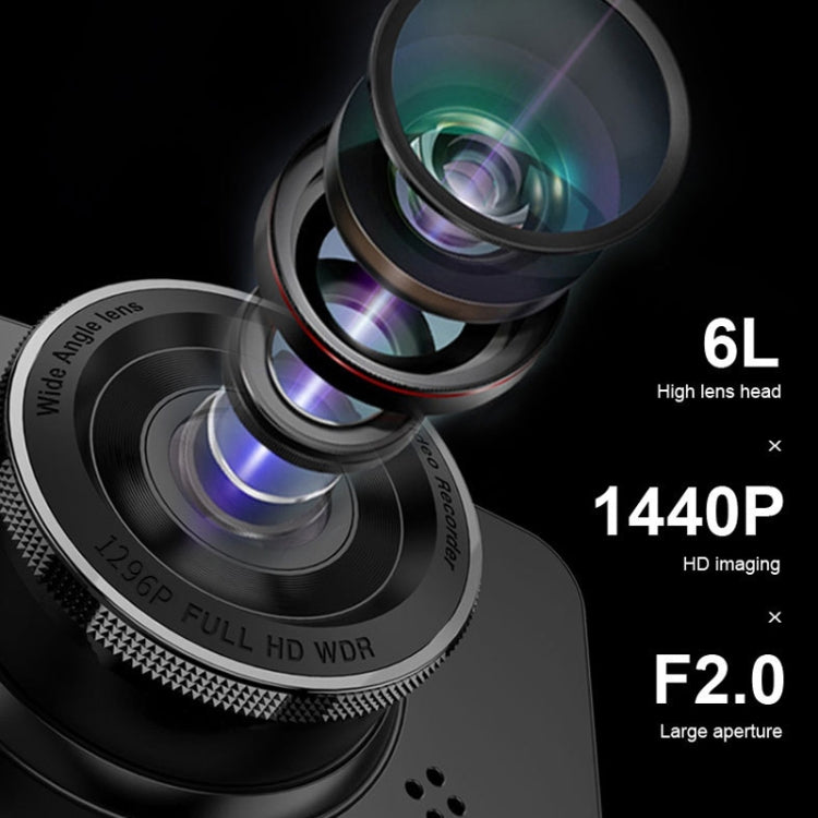 L601 HD Night Vision Electronics Dog Reversing Image Driving Recorder, Style: WIFI Version(Single Record) - Car DVRs by PMC TechLife | Online Shopping South Africa | PMC TechLife | Buy Now Pay Later Mobicred