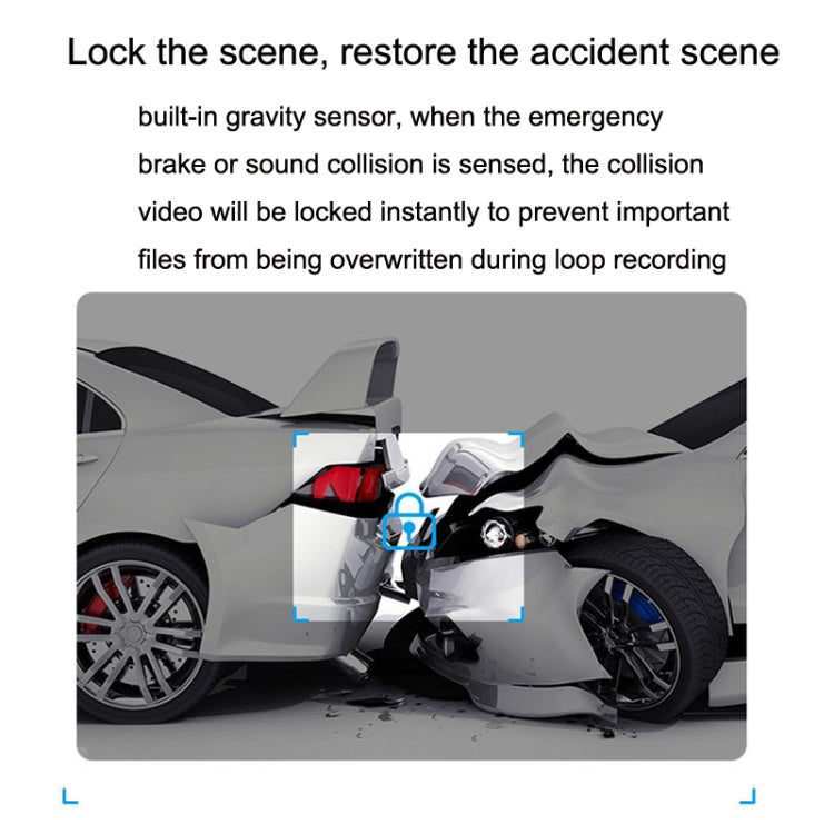 M8 Hidden Driving Recorder WiFi Phone Connecting Car Parking Monitoring 1080P HD Recorder(Without Button+USB Long Line) - Car DVRs by PMC TechLife | Online Shopping South Africa | PMC TechLife | Buy Now Pay Later Mobicred
