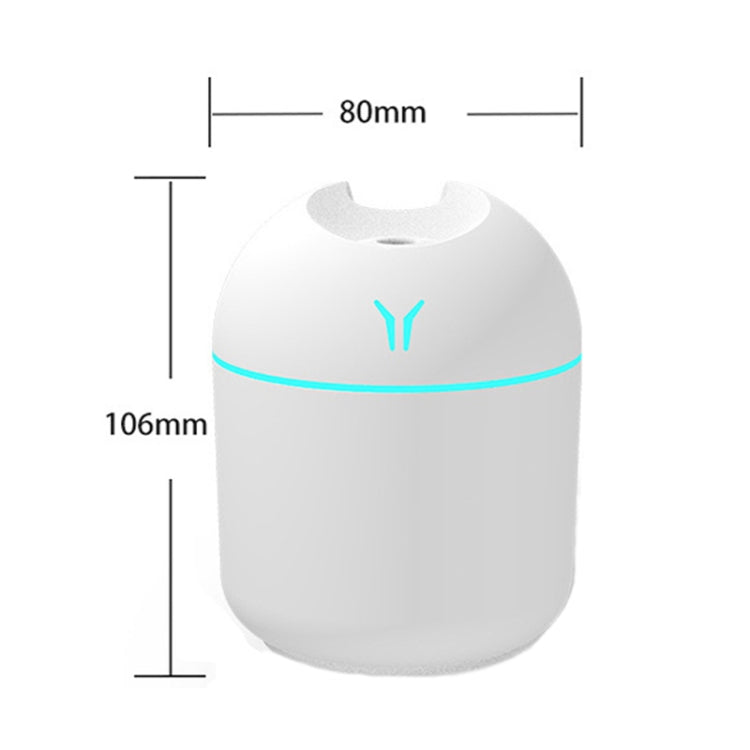 USB Mini Desktop Colorful Night Light Car Humidifier, Spec: 250ml (Y-White) - free shipping - PMC TechLife - Order now!