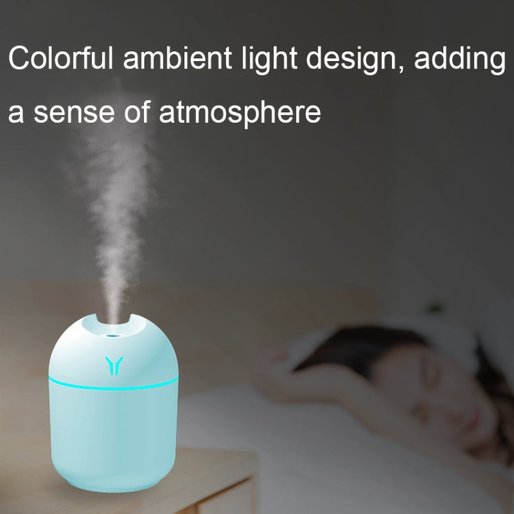 USB Mini Desktop Colorful Night Light Car Humidifier, Spec: 250ml (Y-Blue) - free shipping - PMC TechLife - Order now!