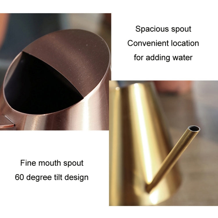 Household Gardening Stainless Steel Long Spout Watering Pot, Size: 1500ML(Bronze) - Watering & Irrigation by PMc TechLife | Online Shopping South Africa | PMc TechLife | Buy Now Pay Later Mobicred