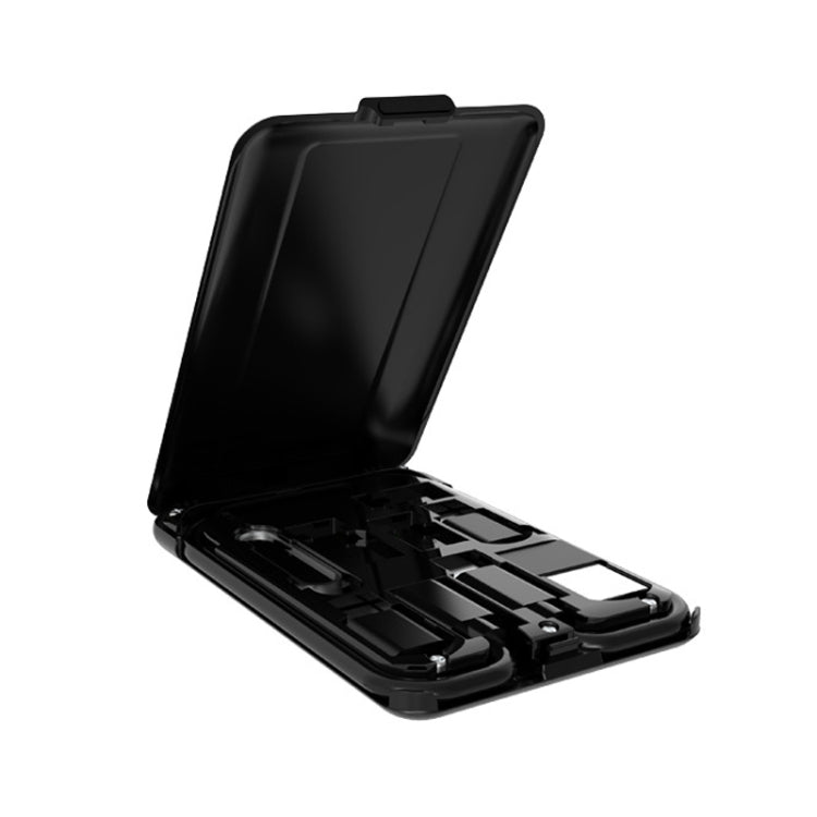 BM3016C 15W Wireless Charger Data Cable Organizer With Adapter Folding Phone Stand - Wireless Charger by PMC Jewellery | Online Shopping South Africa | PMC Jewellery | Buy Now Pay Later Mobicred