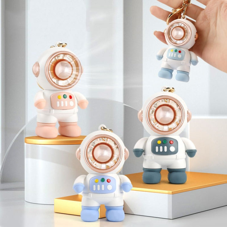 6092 Cartoon Astronaut Fan With Lanyard Portable Mini USB Charging Fan(Pink) - Electric Fans by PMC TechLife | Online Shopping South Africa | PMC TechLife | Buy Now Pay Later Mobicred