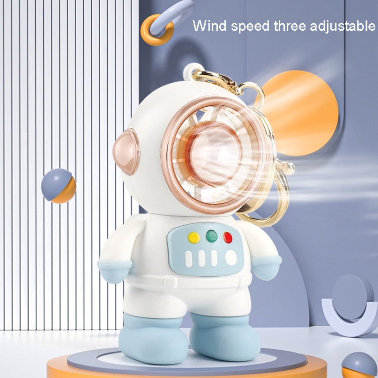 6092 Cartoon Astronaut Fan With Lanyard Portable Mini USB Charging Fan(Light Blue) - Electric Fans by PMC TechLife | Online Shopping South Africa | PMC TechLife | Buy Now Pay Later Mobicred