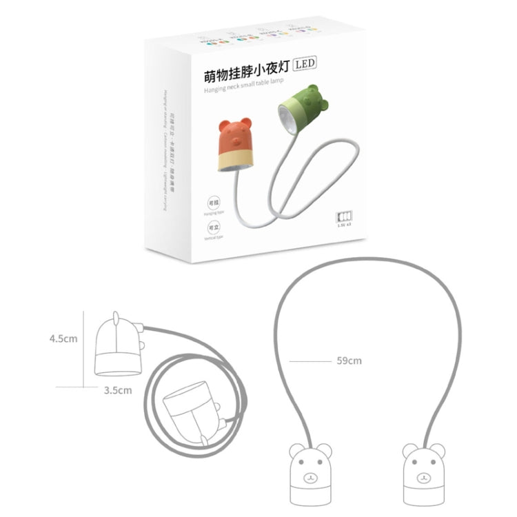 KD201 Portable Lamp Hanging Neck Reading LED Night Light, Style: Bear (Blue+Brown) - Desk Lamps by PMc TechLife | Online Shopping South Africa | PMc TechLife | Buy Now Pay Later Mobicred