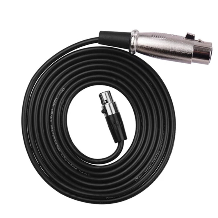 Xlrmini Caron Female To Mini Female Balancing Cable For 48V Sound Card Microphone Audio Cable, Length: 5m - Microphone Audio Cable & Connector by PMC TechLife | Online Shopping South Africa | PMC TechLife | Buy Now Pay Later Mobicred