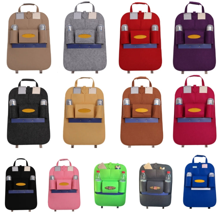 Car Multifunctional Seat Back Storage Hanging Bag, Size: 40x56cm(Beige) - Stowing Tidying by PMC TechLife | Online Shopping South Africa | PMC TechLife | Buy Now Pay Later Mobicred