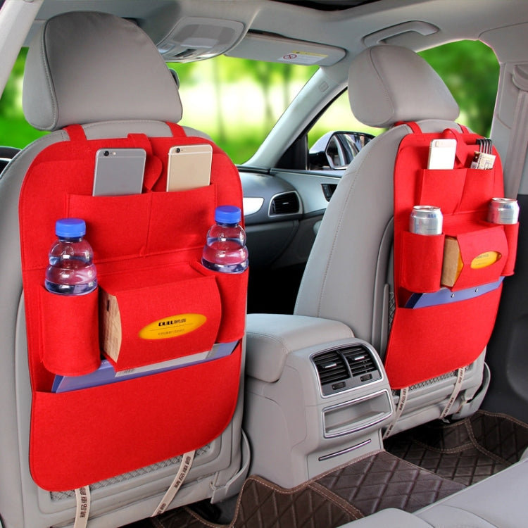Car Multifunctional Seat Back Storage Hanging Bag, Size: 40x56cm(Cream Color) - Stowing Tidying by PMC TechLife | Online Shopping South Africa | PMC TechLife | Buy Now Pay Later Mobicred