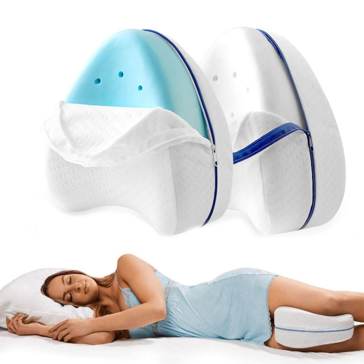 Body Memory Cotton Leg Pillow Sleeping Orthopedic Sciatica Back Hip Joint for Pain Relief(White Inner) - Cushions & Pillows by PMC TechLife | Online Shopping South Africa | PMC TechLife