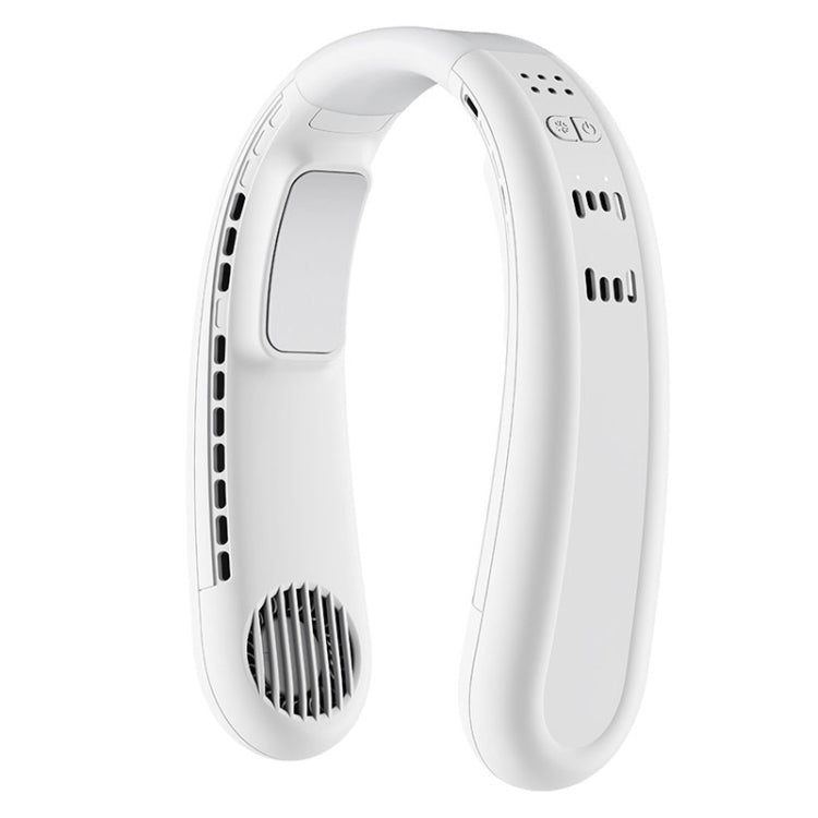 F63 Semiconductor Cooling Hanging Neck Fan USB Silent Outdoor Mini Fan(White) - Electric Fans by PMC TechLife | Online Shopping South Africa | PMC TechLife | Buy Now Pay Later Mobicred