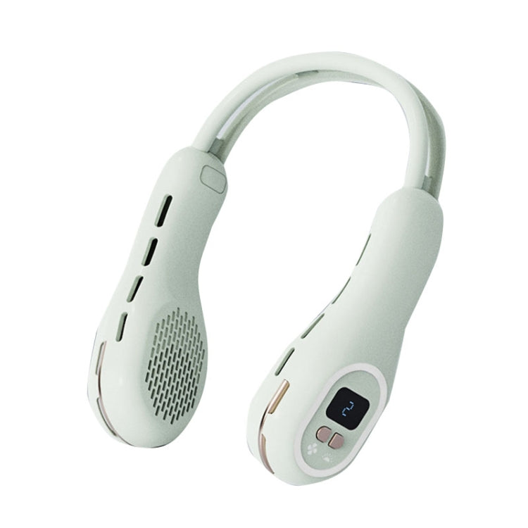 S57 Outdoor Sports RGB Hanging Neck Fan Folding Portable Mini Bladeless USB Fan(Mint Green) - Electric Fans by PMC TechLife | Online Shopping South Africa | PMC TechLife | Buy Now Pay Later Mobicred