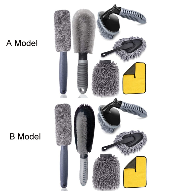 6pcs/Set Gloves Dusting Tire Brush Car Cleaning Brush Set(A Model) - Car washing supplies by PMC TechLife | Online Shopping South Africa | PMC TechLife | Buy Now Pay Later Mobicred