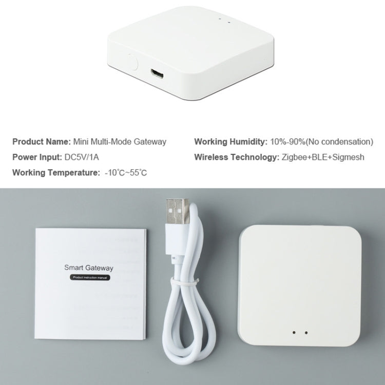 Tuya Intelligent Wireless Gateway Bluetooth Mesh+Zigbee Multimode Network Remote Control Full House Smart Device - Smart Switch by PMC TechLife | Online Shopping South Africa | PMC TechLife | Buy Now Pay Later Mobicred