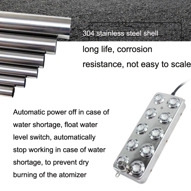 Ultrasonic Atomization Accessories 10 Heads Fog Maker Landscape Large Fog Volume Humidifier Atomization Plate - Air Purifiers & Accessories by PMC TechLife | Online Shopping South Africa | PMC TechLife | Buy Now Pay Later Mobicred