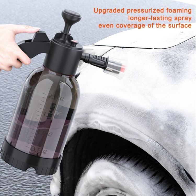 2L Foam Sprayer Pressure Spray Bottle for Car Washing Plants Watering Fertilizing(Black) - free shipping - PMC TechLife - Order now!