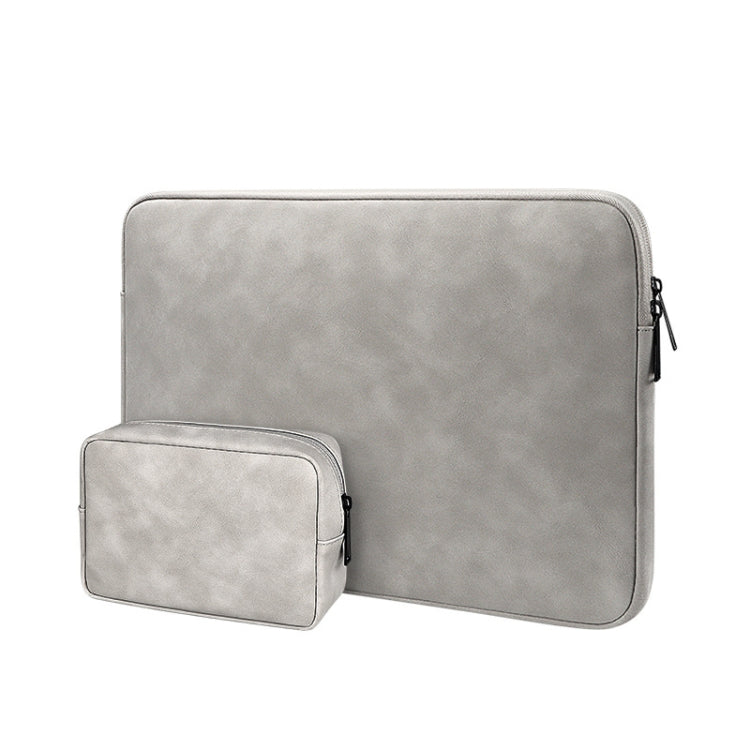 ND12 Lambskin Laptop Lightweight Waterproof Sleeve Bag, Size: 13.3 inches(Gray with Bag) - free shipping - PMC Jewellery - Order now!