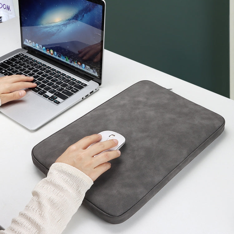 ND12 Lambskin Laptop Lightweight Waterproof Sleeve Bag, Size: 13.3 inches(Gray with Bag) - free shipping - PMC Jewellery - Order now!