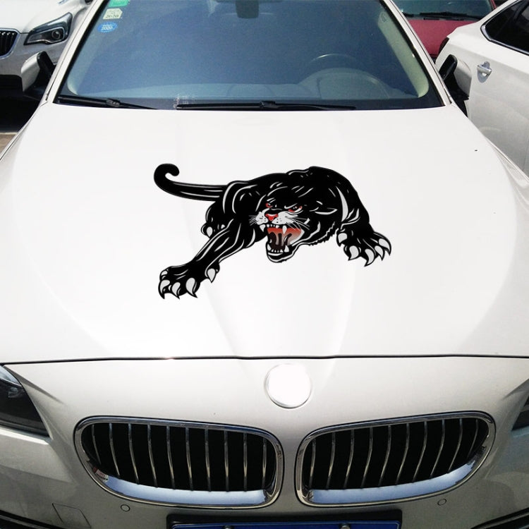 2pcs Colorful Black Panther Car Hood Door Reflective Sticker(Head Towards The Right) - Decorative Sticker by PMC TechLife | Online Shopping South Africa | PMC TechLife | Buy Now Pay Later Mobicred