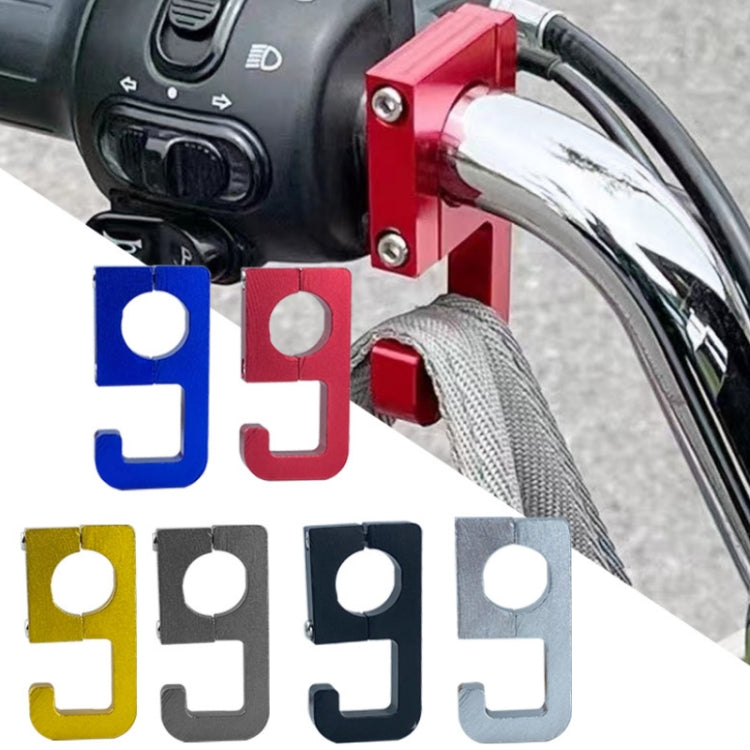 2pcs Motorcycle Type 69 Aluminum Alloy Multifunctional Helmet Hook(Black) - Holder by PMC TechLife | Online Shopping South Africa | PMC TechLife | Buy Now Pay Later Mobicred