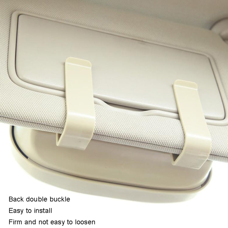 Multifunctional Car Glasses Box Car Sunshine Board Tickets Glasses Clamp(Grey) - Sunglasses & Glasses Clips by PMC TechLife | Online Shopping South Africa | PMC TechLife | Buy Now Pay Later Mobicred