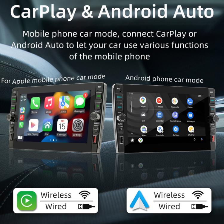 8 inch Bluetooth FM Radio Car MP5 Android Navigation Machine, Memory: 2+64G - Car MP3 & MP4 & MP5 by PMc TechLife | Online Shopping South Africa | PMc TechLife | Buy Now Pay Later Mobicred