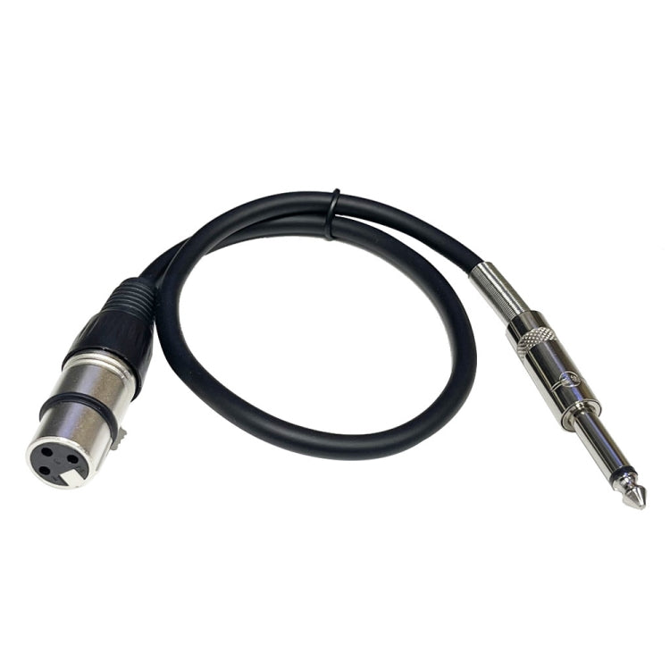 6.35mm Caron Female To XLR 2pin Balance Microphone Audio Cable Mixer Line, Size: 10m - Microphone Audio Cable & Connector by PMC TechLife | Online Shopping South Africa | PMC TechLife | Buy Now Pay Later Mobicred