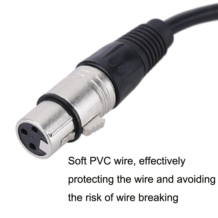 6.35mm Caron Female To XLR 2pin Balance Microphone Audio Cable Mixer Line, Size: 30m - Microphone Audio Cable & Connector by PMC TechLife | Online Shopping South Africa | PMC TechLife | Buy Now Pay Later Mobicred