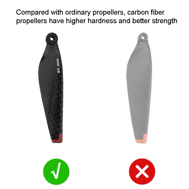 For DJI MINI 3 Carbon Fiber Propeller 6030F Paddle Propeller Wing Blade - DIY Propeller by PMC TechLife | Online Shopping South Africa | PMC TechLife | Buy Now Pay Later Mobicred