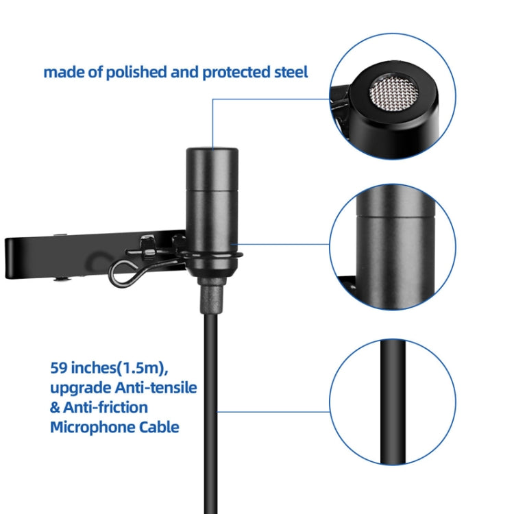 Q6 1 Drag 2 Wireless Lavalier USB Computer Recording Microphone Live Phone SLR Lavalier Microphone - Microphone by PMC TechLife | Online Shopping South Africa | PMC TechLife | Buy Now Pay Later Mobicred