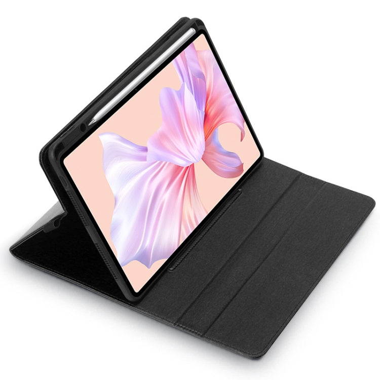 For Huawei MatePad Pro 12.6 inches Microfiber Lambskin Rotatable Magnetic Tablet Protective Cover(Black) - Huawei by PMC TechLife | Online Shopping South Africa | PMC TechLife | Buy Now Pay Later Mobicred