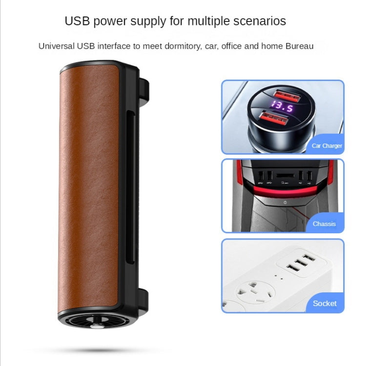 CF01 USB Interface Car Seat Fan Adjustable Wind Speed Desktop Small Fan(Red) - Heating & Fans by PMC TechLife | Online Shopping South Africa | PMC TechLife | Buy Now Pay Later Mobicred