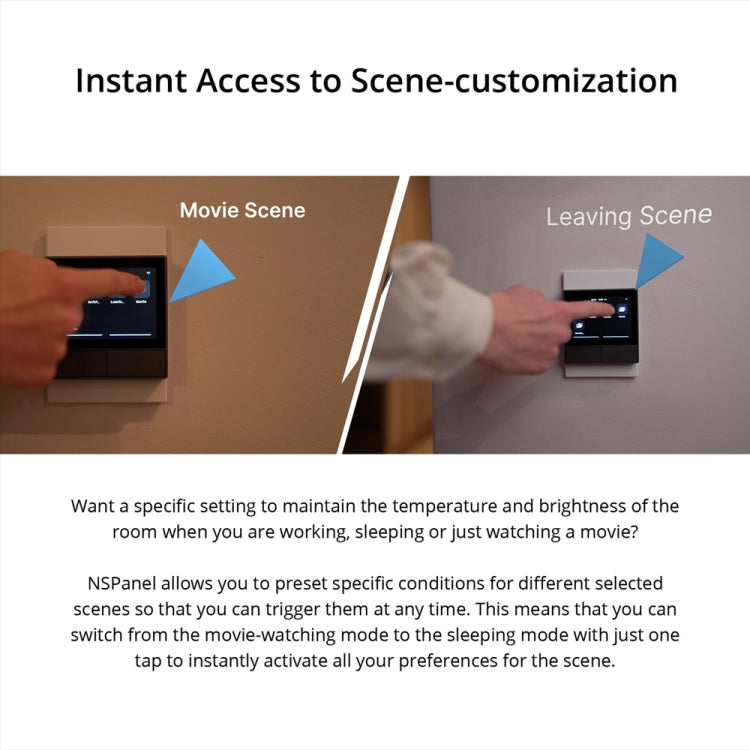 Sonoff NSPanel WiFi Smart Scene Switch Thermostat Temperature All-in-One Control Touch Screen, US Plug(Black) - free shipping - PMC TechLife - Order now!