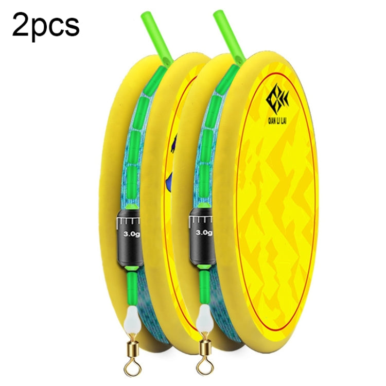 2pcs Outdoor Fishing Anti-tangle Spotted Invisible Line Set with Scale, Size: 3.6m(1.2) - free shipping - PMC TechLife - Order now!