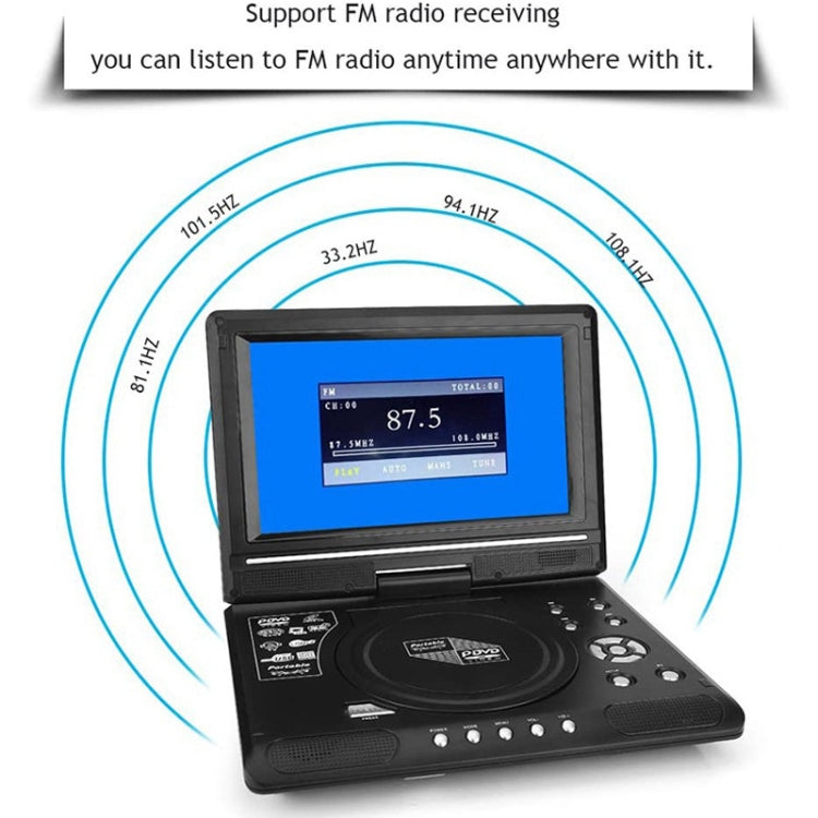 8.5 Inch LCD Screen Portable EVD Multimedia Player Play-watching Machine(AU Plug) - free shipping - PMC TechLife - Order now!